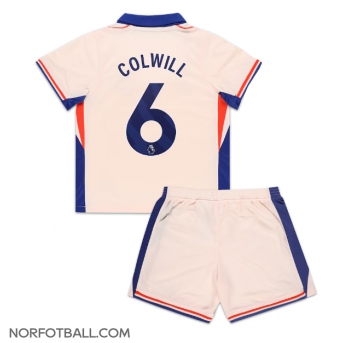 Billige Fotballdrakt Chelsea Levi Colwill #6 Replika Bortedraktsett Barn 2024-25 Kortermet (med bukser)